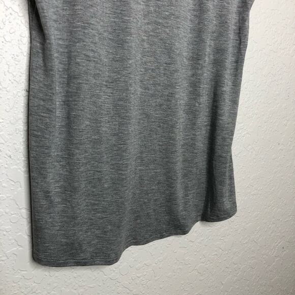 WHBM heathered gray short sleeve layering tee size Small NWT - Picture 10 of 12